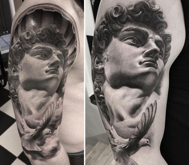 22 tatouages fascinants par un artiste suédois spécialisé dans le réalisme noir et gris ipnoze