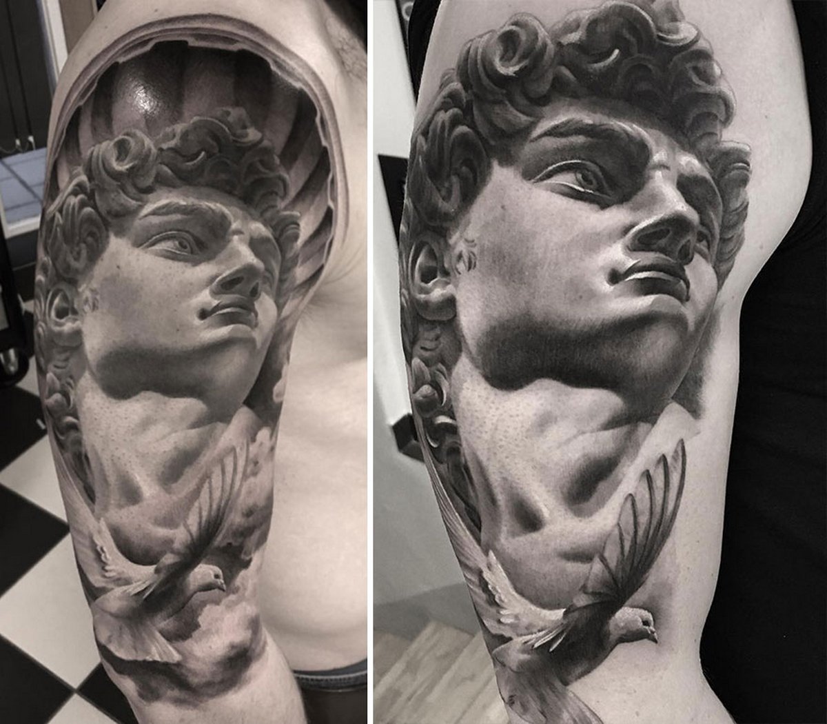 22 tatouages fascinants par un artiste suédois spécialisé dans le réalisme noir et gris