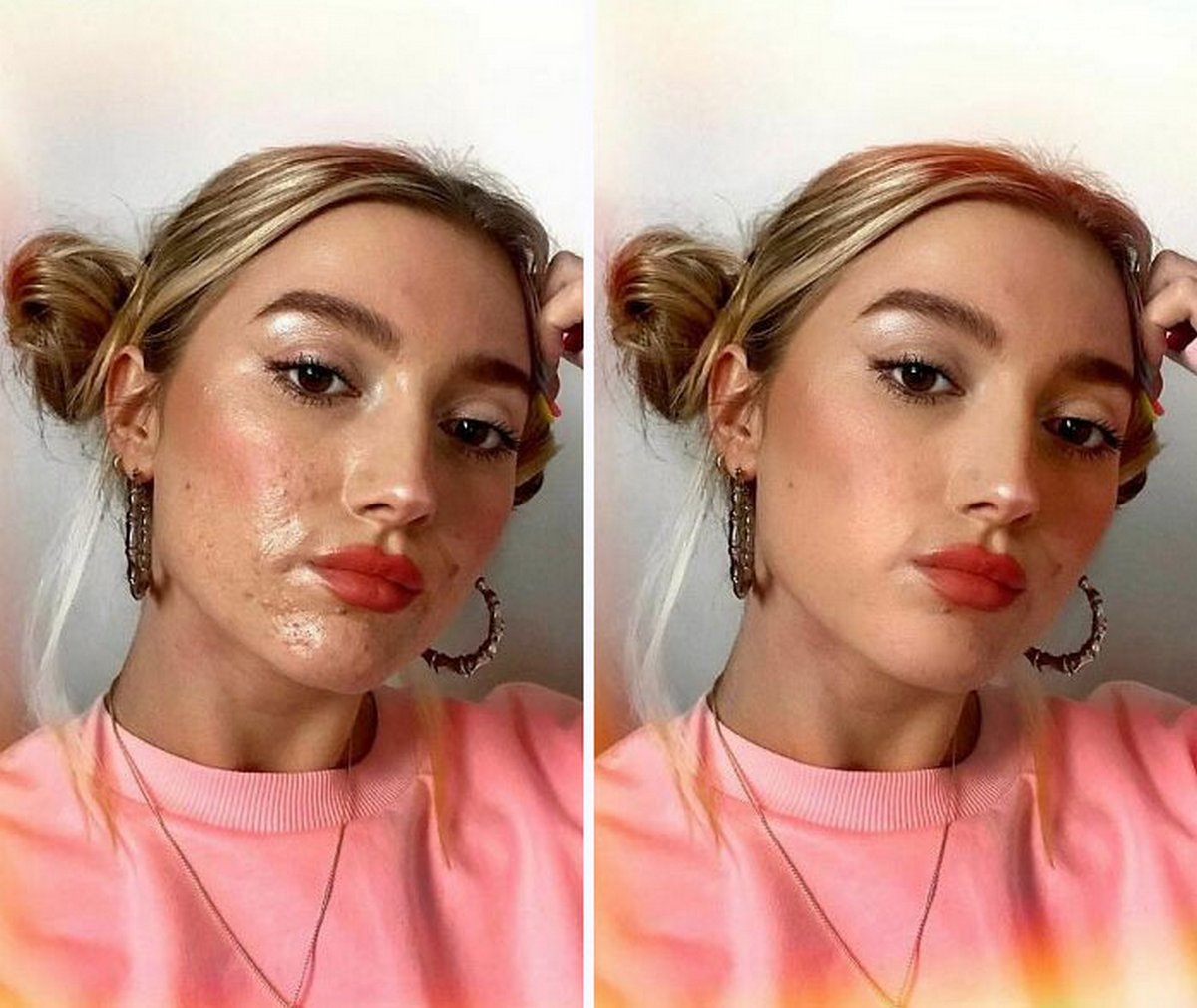 Ces femmes ont participé au défi #FilterDrop sur Instagram et ont montré leur visage sans filtre pour lutter contre les publicités de beauté retouchées