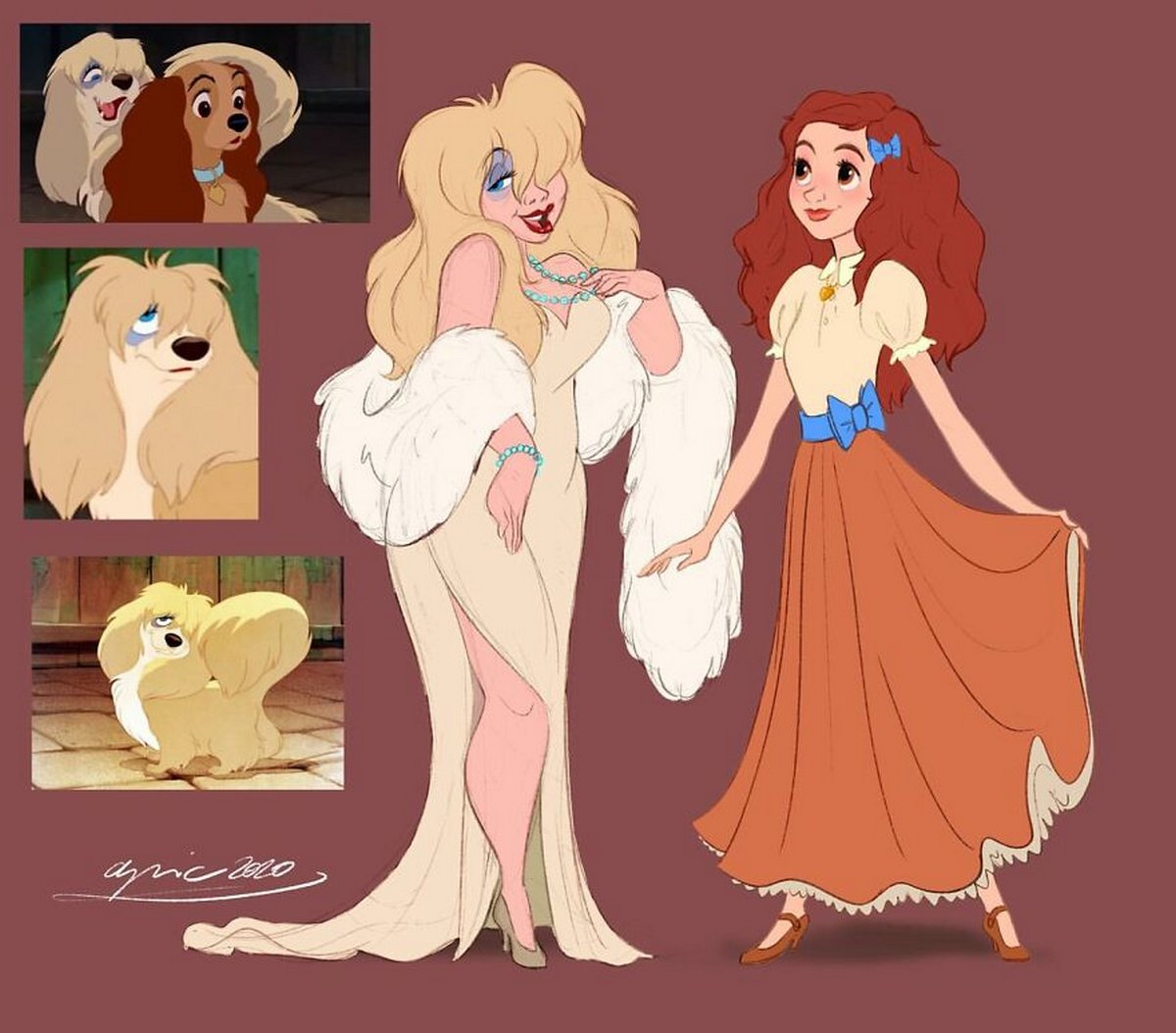 Cet artiste transforme les animaux des films Disney en humains et vice versa ! Par Karine Larcher Personnages-disney-animaux-transformes-humains-alex-pick-005