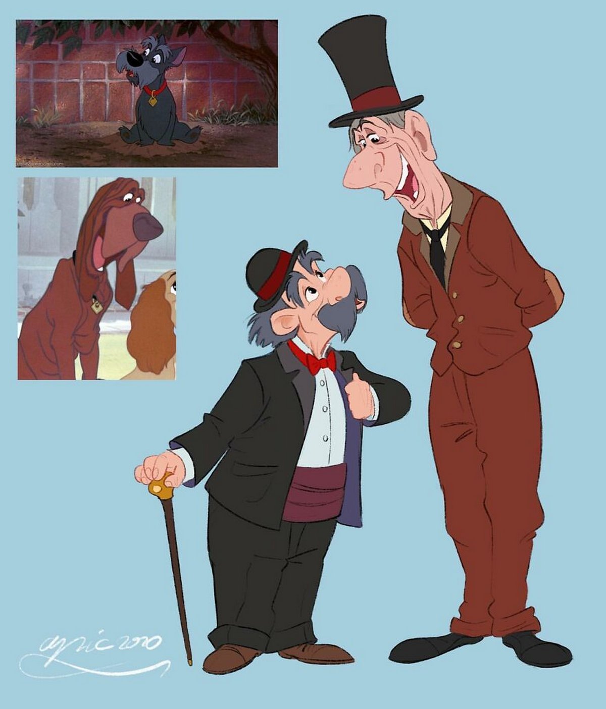 Cet artiste transforme les animaux des films Disney en humains et vice versa ! Par Karine Larcher Personnages-disney-animaux-transformes-humains-alex-pick-009