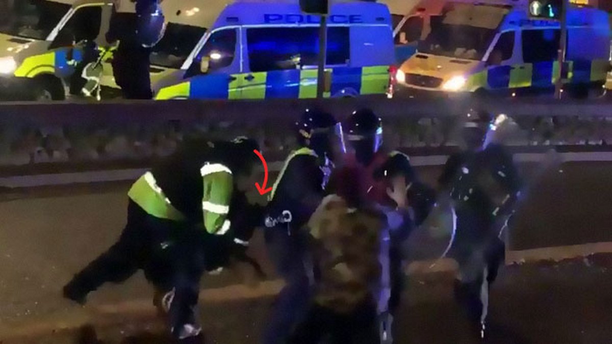 « Il a fait ce qu’on lui a appris » : un chien policier mord un policier qui brutalise un manifestant