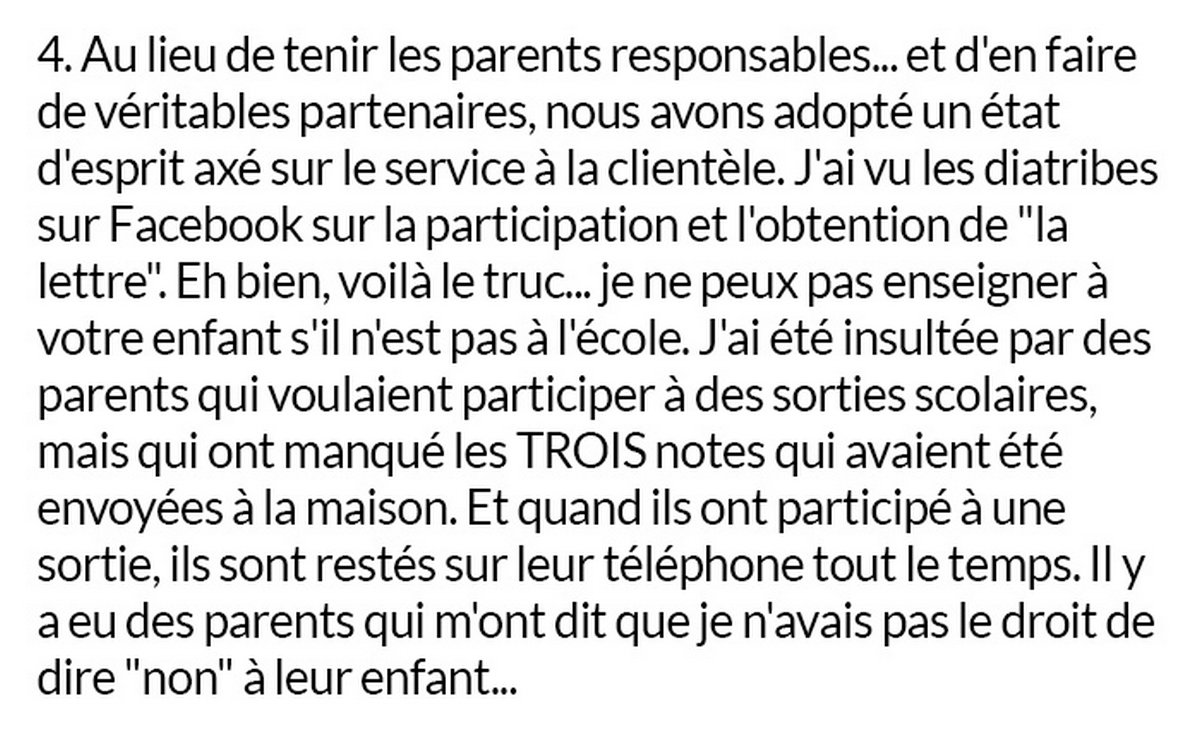 Cette ancienne enseignante de maternelle a énuméré 5 raisons pour lesquelles elle a quitté son emploi et elle a obtenu 263 000 likes