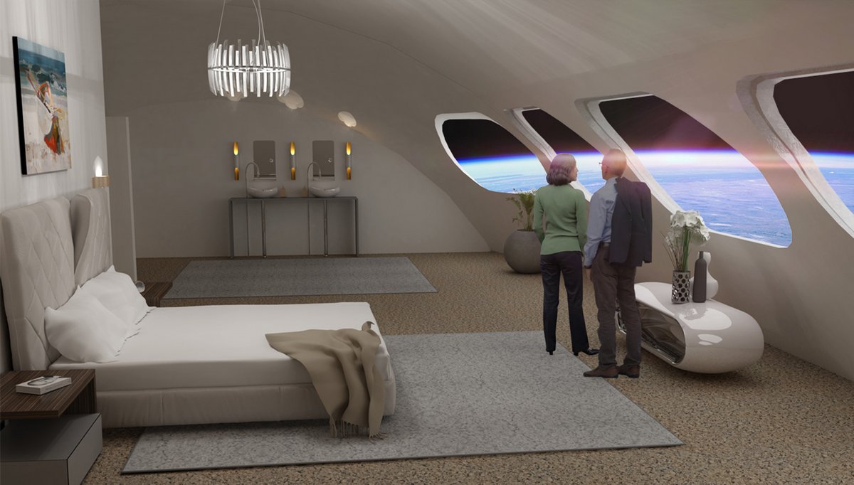 Le premier hôtel de l’espace avec des restaurants et un cinéma ouvrira ses portes en 2027