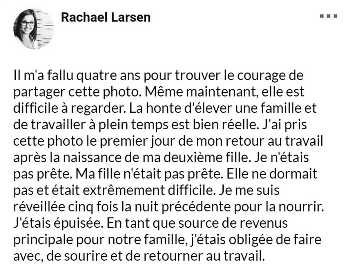 « J’ai été forcée de faire avec et de retourner au travail » : une mère au coeur brisé explique pourquoi 12 semaines de congé de maternité ne suffisent pas