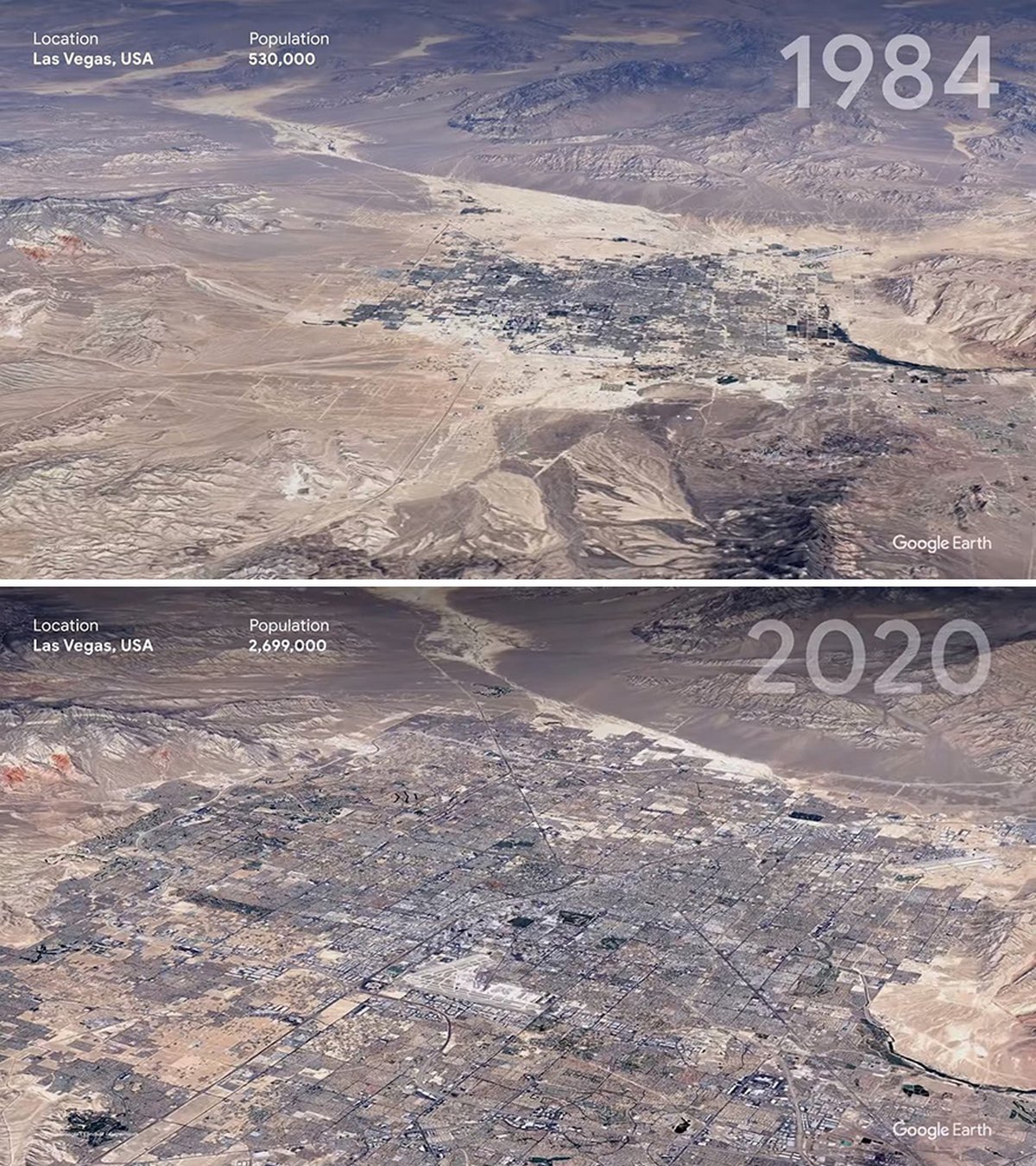 Google Earth présente 16 images satellites qui montrent la triste différence que les gens ont faite dans le monde