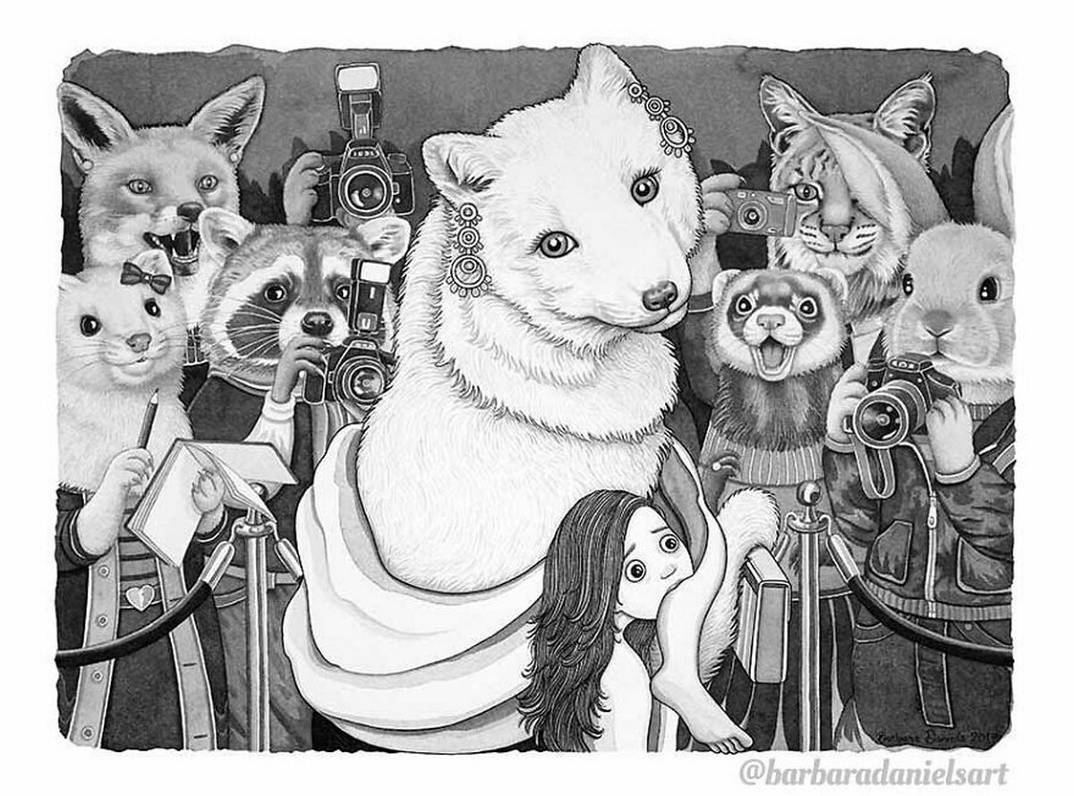 Cette artiste inverse le rôle des animaux et des humains dans ces 22 illustrations qui donnent à réfléchir