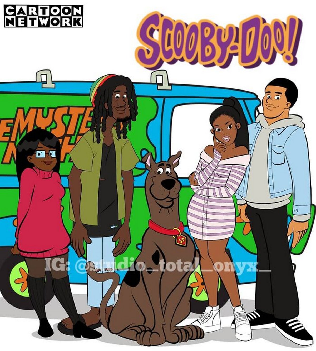 Cet artiste réinvente des dessins animés célèbres avec des personnages noirs pour sensibiliser les gens