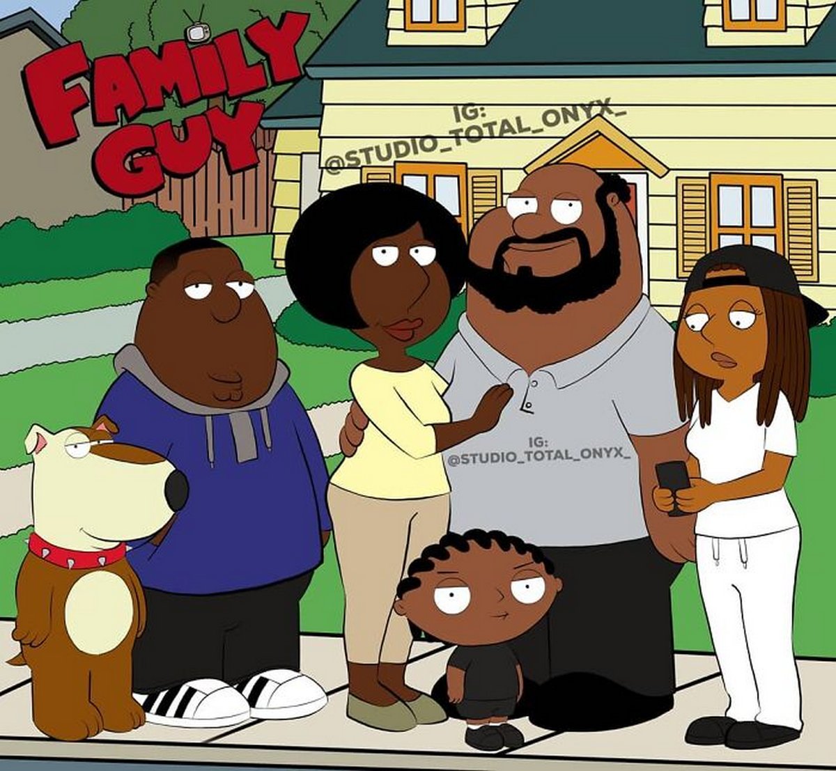 Cet artiste réinvente des dessins animés célèbres avec des personnages noirs pour sensibiliser les gens