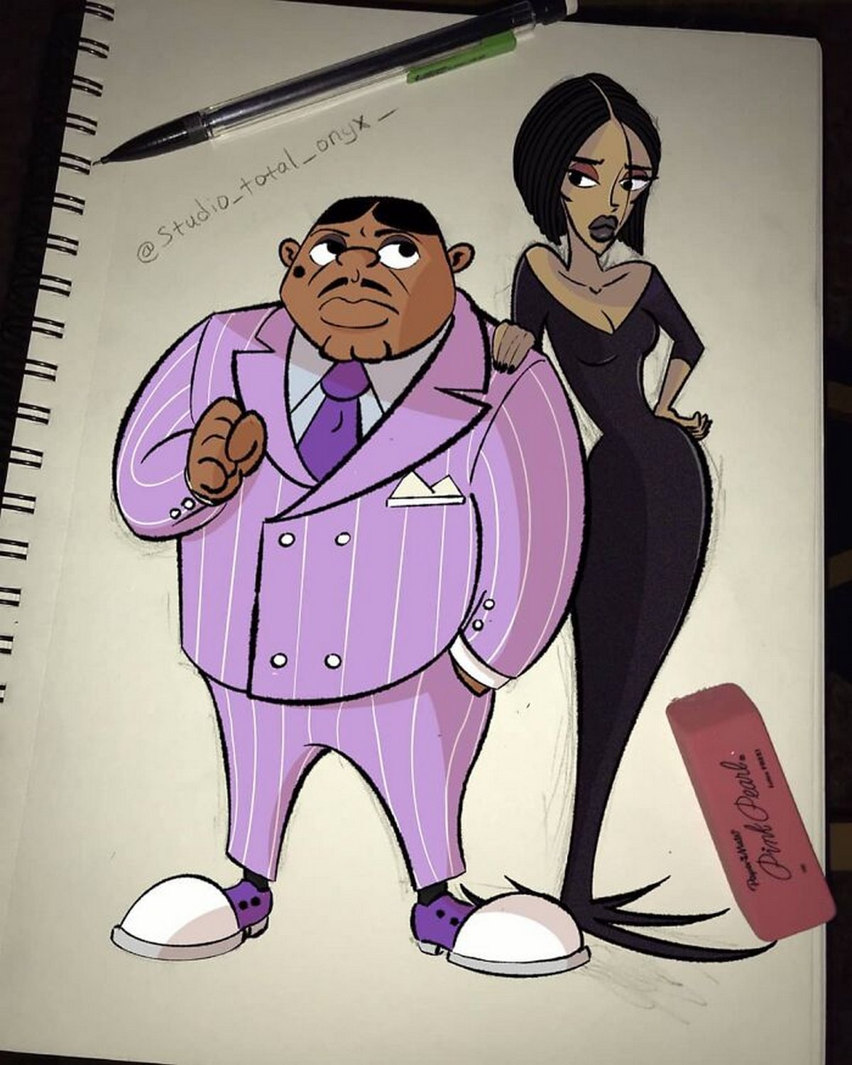 Cet artiste réinvente des dessins animés célèbres avec des personnages noirs pour sensibiliser les gens