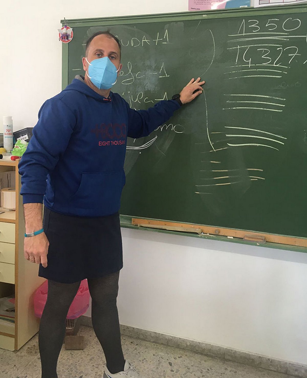 Des enseignants portent des jupes en classe pour protester contre le renvoi d’un élève qui en portait une