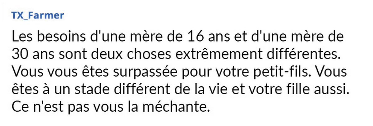 Une grand-mère veut enfin vivre pour elle-même, alors elle se « retire » de la garde de ses petits-enfants, ce qui bouleverse sa fille