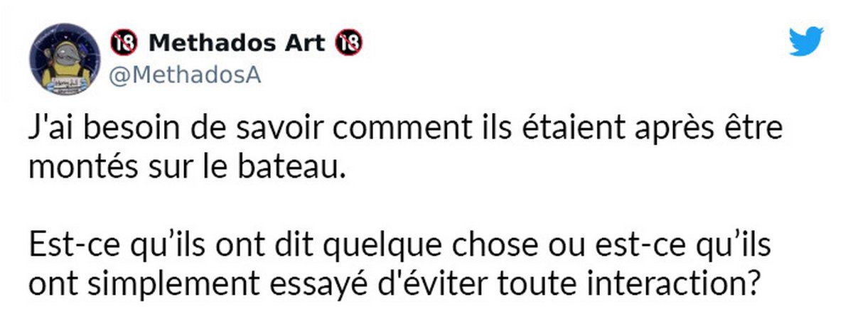Des homophobes en détresse nagent vers le bateau des personnes LGBT qu’ils venaient de harceler après l’explosion de leur propre bateau
