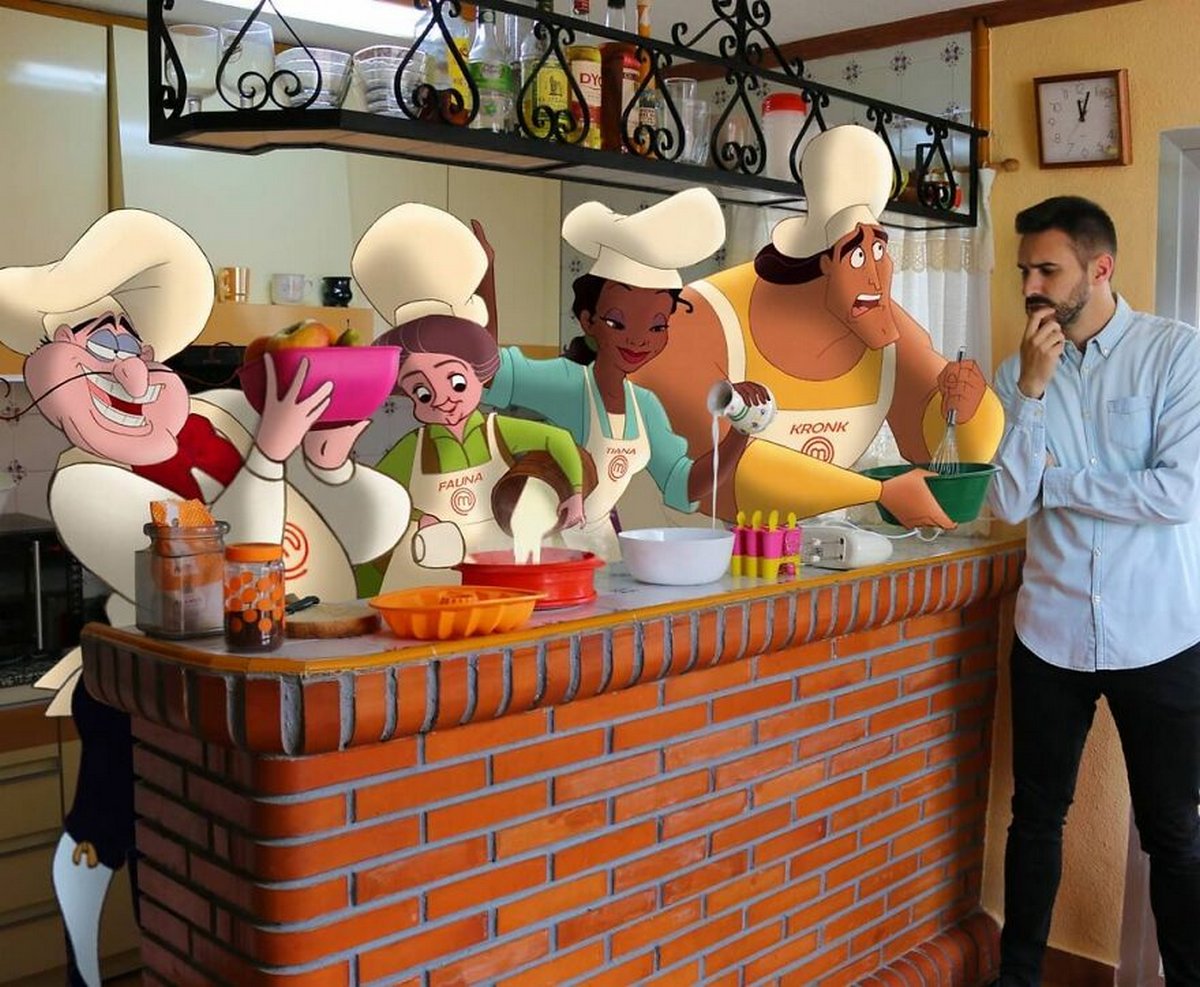 Cet homme continue d’insérer des personnages Disney dans ses photos et on dirait qu’ils s’amusent comme des fous