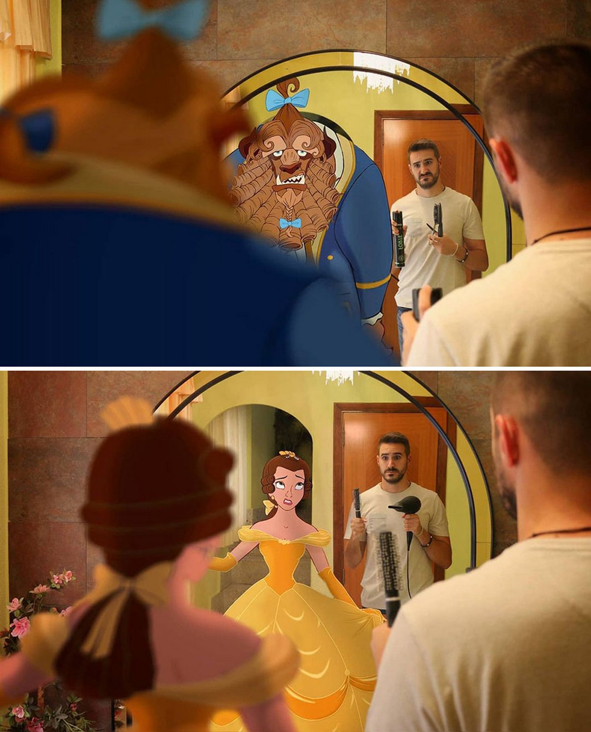 Cet homme continue d’insérer des personnages Disney dans ses photos et on dirait qu’ils s’amusent comme des fous