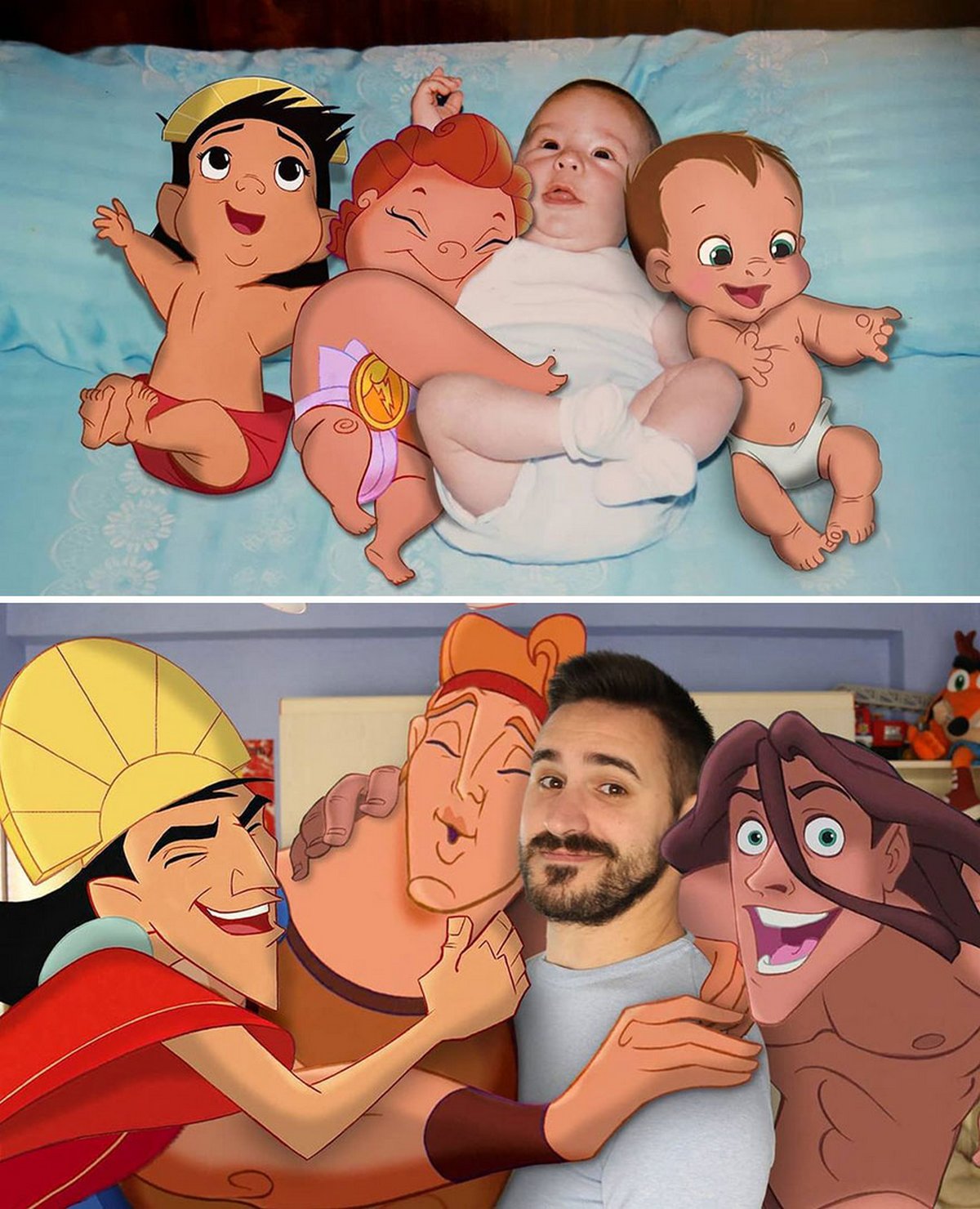 Cet homme continue d’insérer des personnages Disney dans ses photos et on dirait qu’ils s’amusent comme des fous