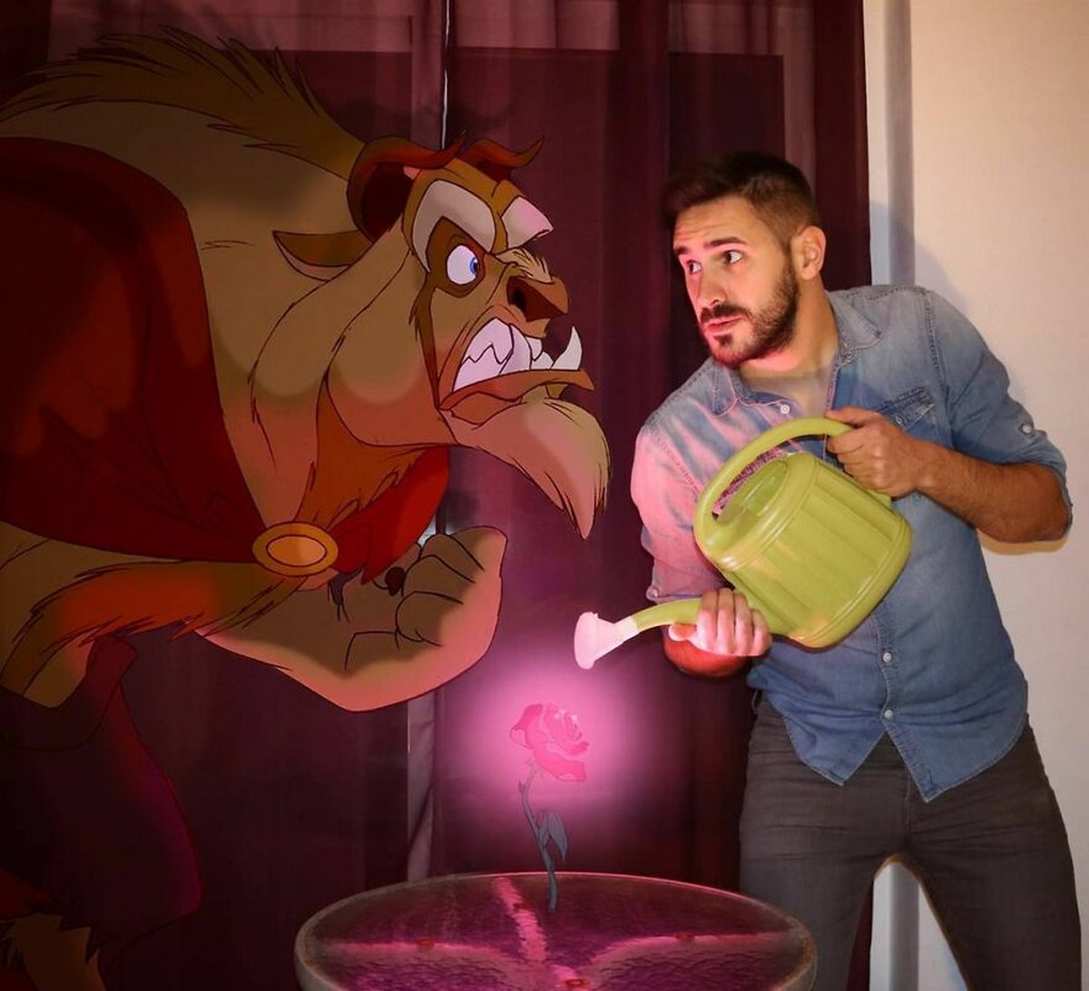 Cet homme continue d’insérer des personnages Disney dans ses photos et on dirait qu’ils s’amusent comme des fous