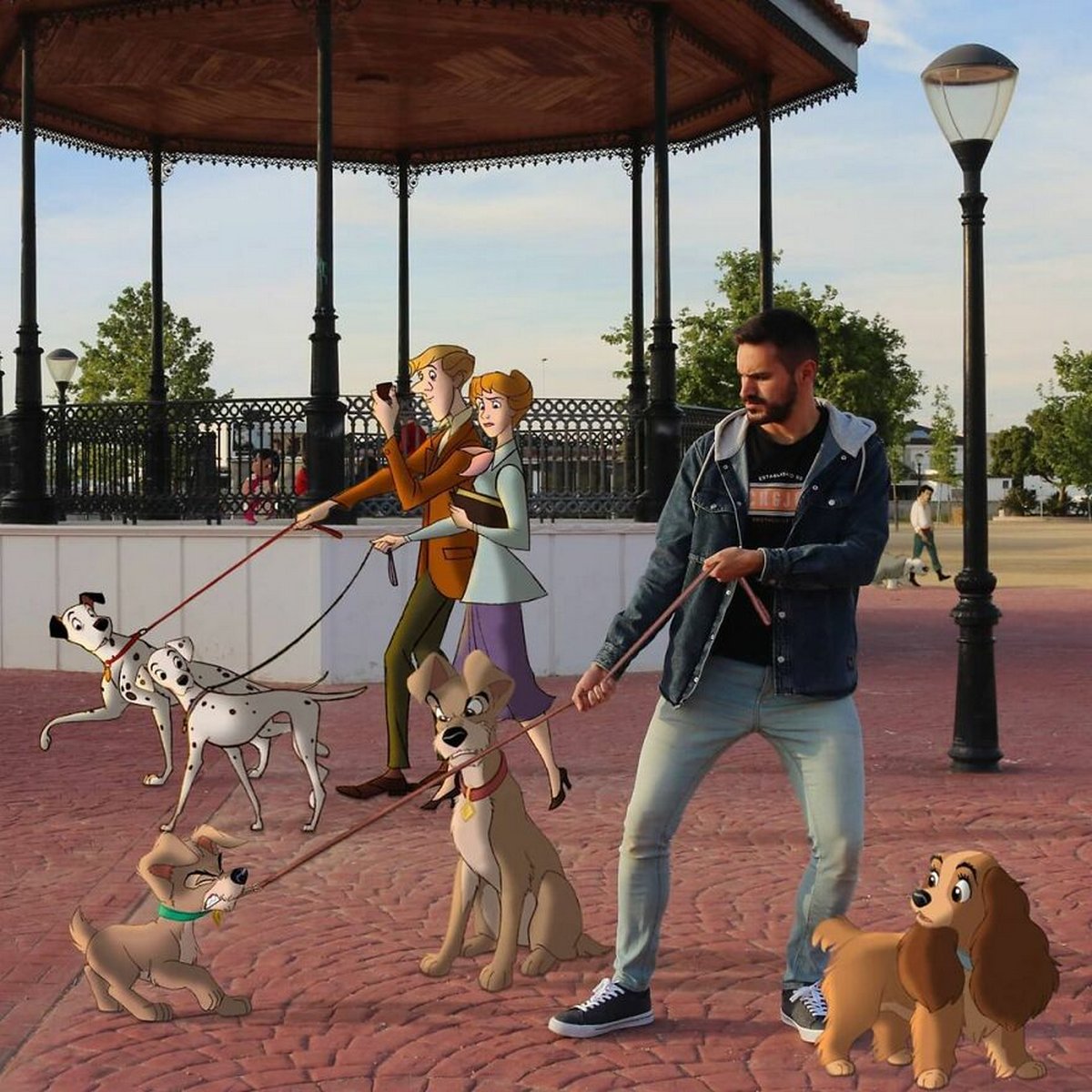 Cet homme continue d’insérer des personnages Disney dans ses photos et on dirait qu’ils s’amusent comme des fous