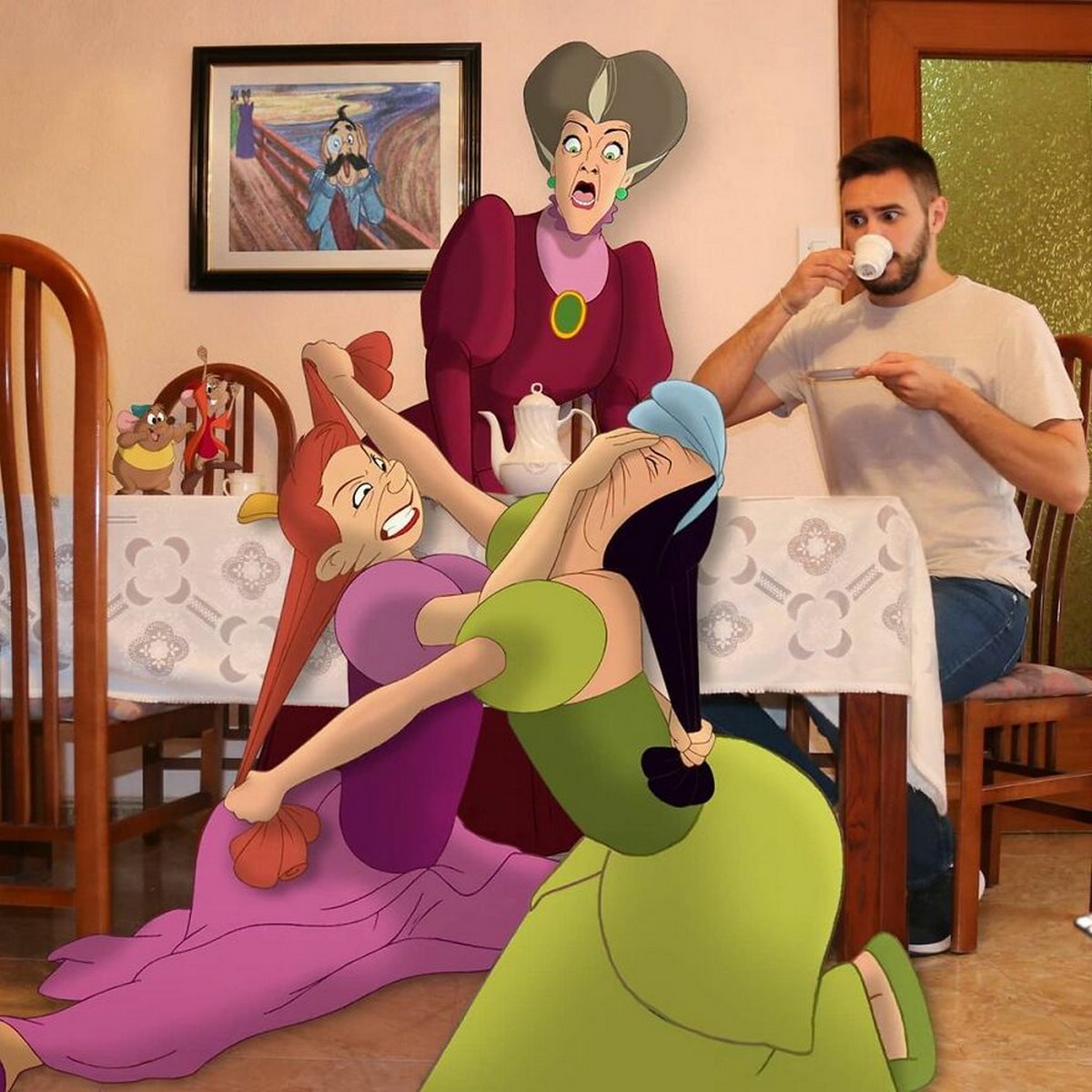 Cet homme continue d’insérer des personnages Disney dans ses photos et on dirait qu’ils s’amusent comme des fous