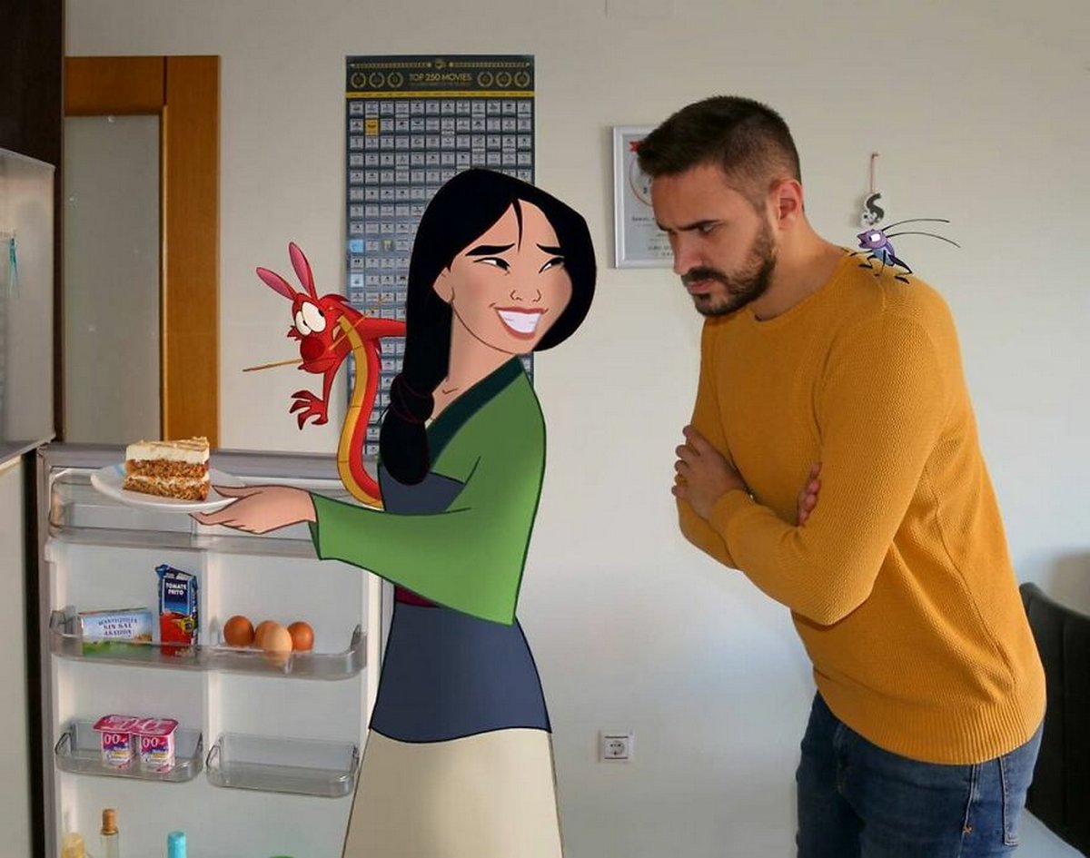Cet homme continue d’insérer des personnages Disney dans ses photos et on dirait qu’ils s’amusent comme des fous