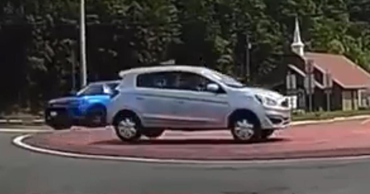 Ces conducteurs n’ont absolument aucune idée de comment emprunter un nouveau rond-point dans un clip viral