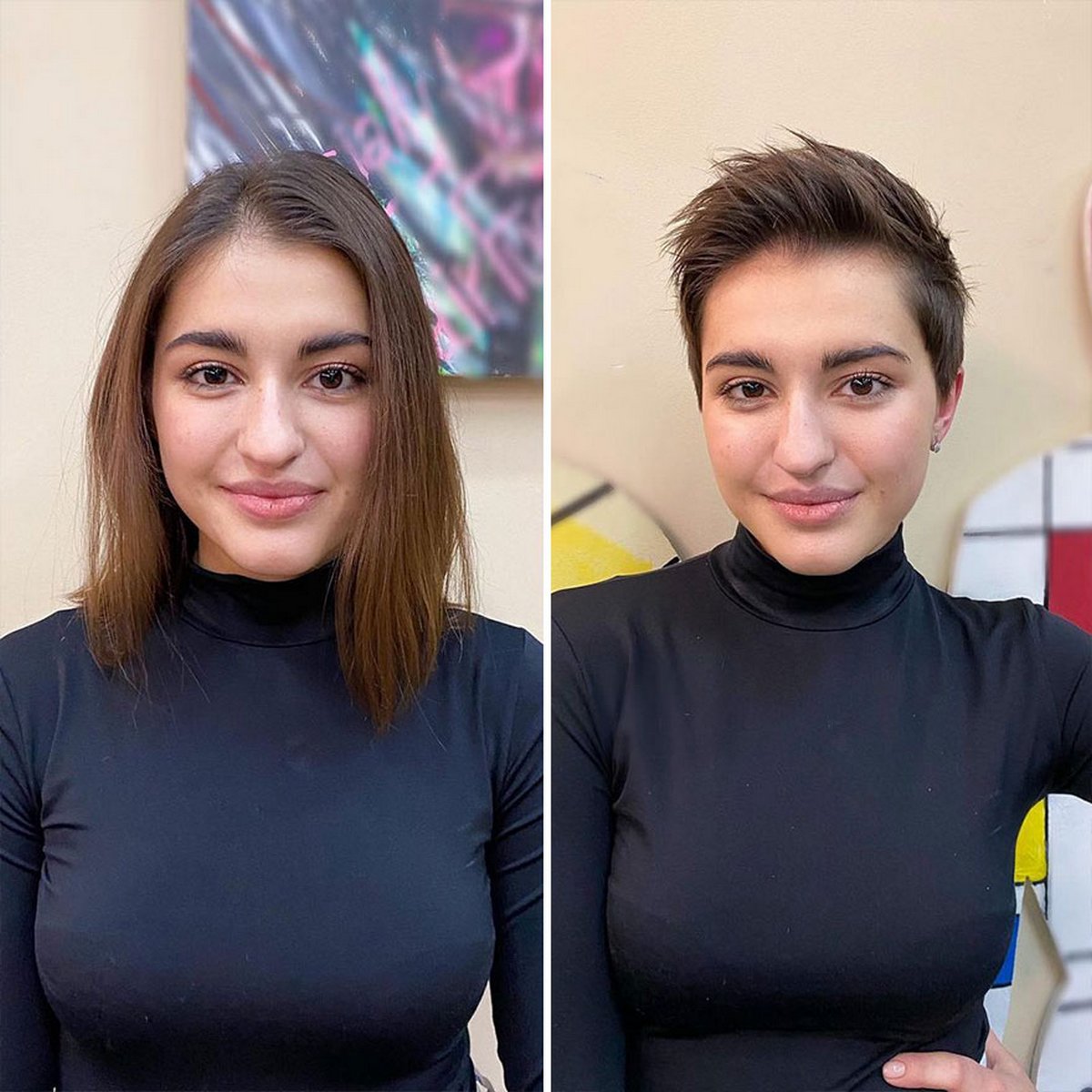 Ces femmes qui ont osé se faire couper les cheveux courts ont obtenu des résultats impressionnants grâce à cette coiffeuse