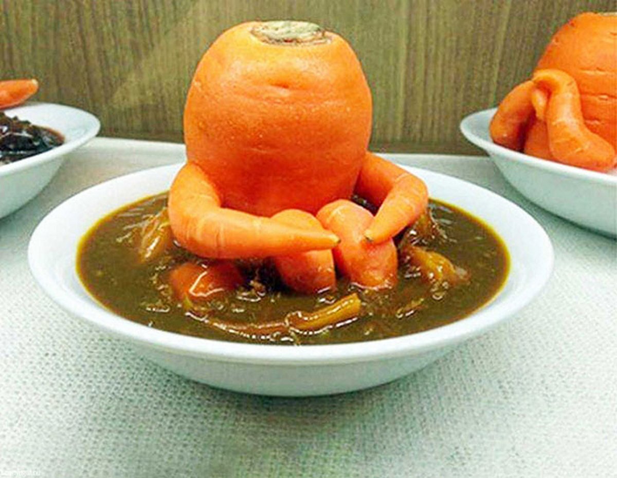 Ces gens ont vu des paréidolies dans des fruits et légumes et n’ont pas hésité à prendre une photo