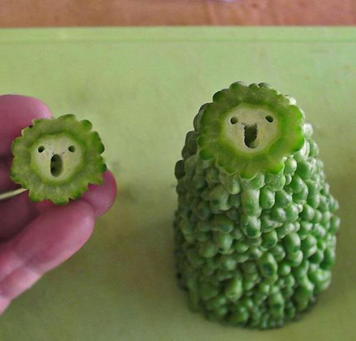 Ces gens ont vu des paréidolies dans des fruits et légumes et n’ont pas hésité à prendre une photo