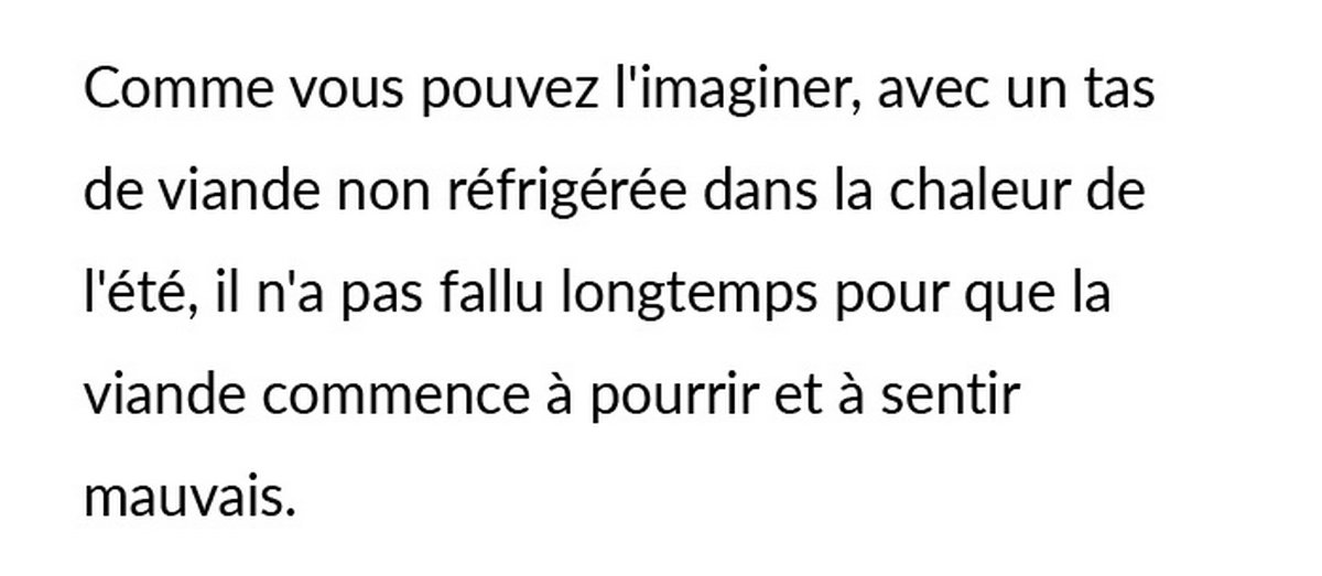 Un père oblige son fils végétarien à se charger de la viande pourrie après qu’il a débranché le congélateur pour faire pourrir leur viande