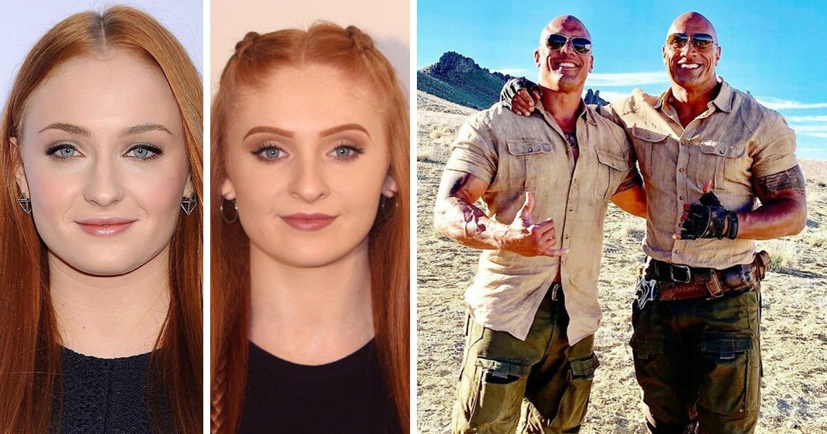 Ces acteurs et leurs doublures se ressemblent comme deux gouttes d’eau