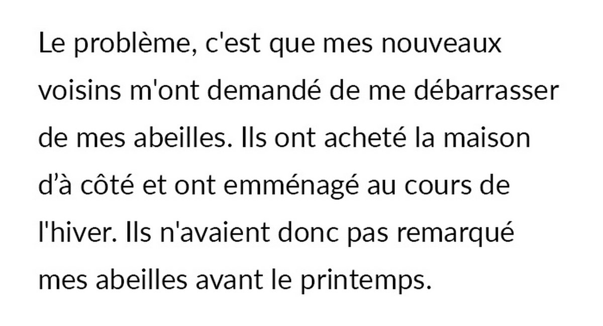 Des voisins s’opposent à un apiculteur qui refuse d’abandonner ses abeilles pour le bien de l’enfant allergique d’un voisin