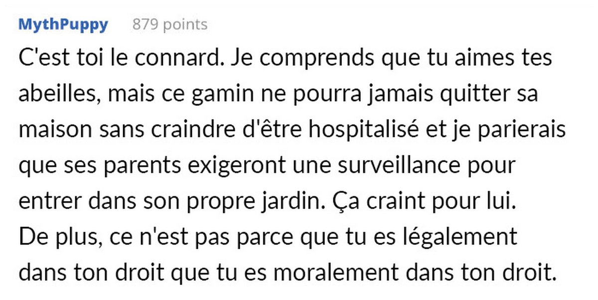 Des voisins s’opposent à un apiculteur qui refuse d’abandonner ses abeilles pour le bien de l’enfant allergique d’un voisin