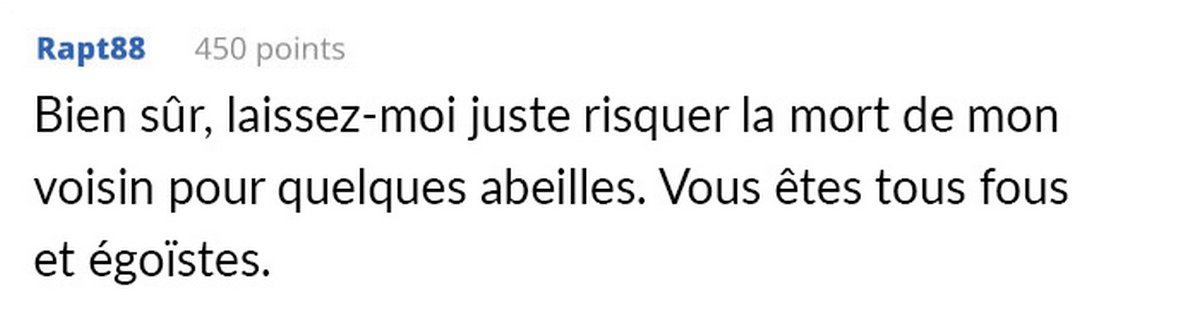 Des voisins s’opposent à un apiculteur qui refuse d’abandonner ses abeilles pour le bien de l’enfant allergique d’un voisin