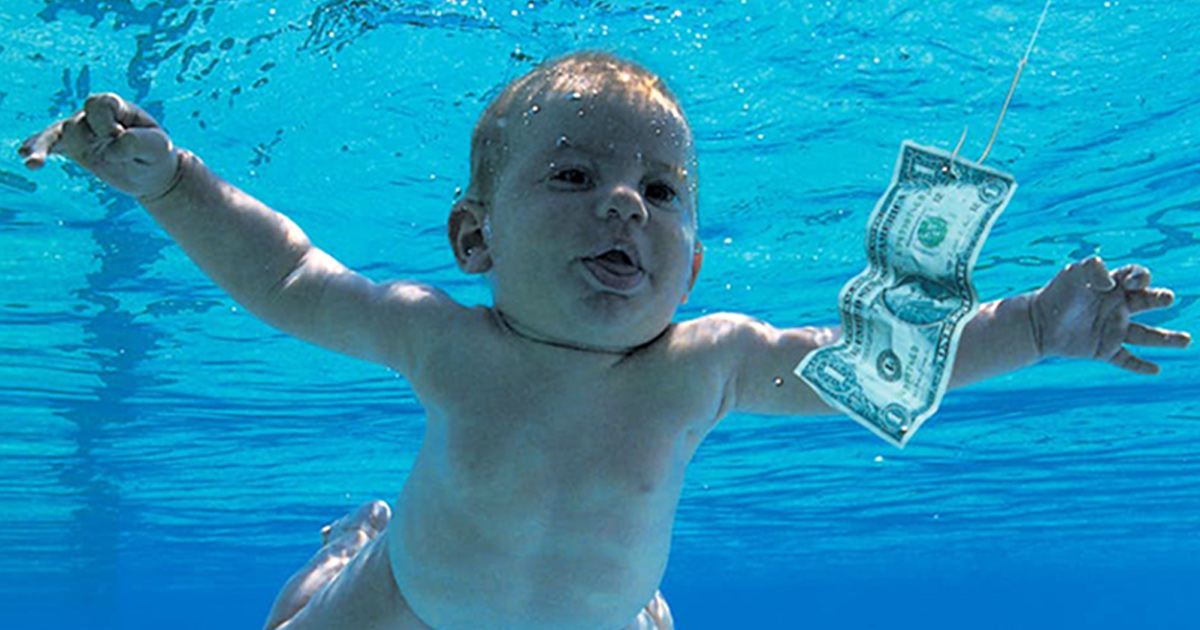 Le bébé sur la couverture de l’album Nevermind de Nirvana poursuit le groupe pour pornographie juvénile