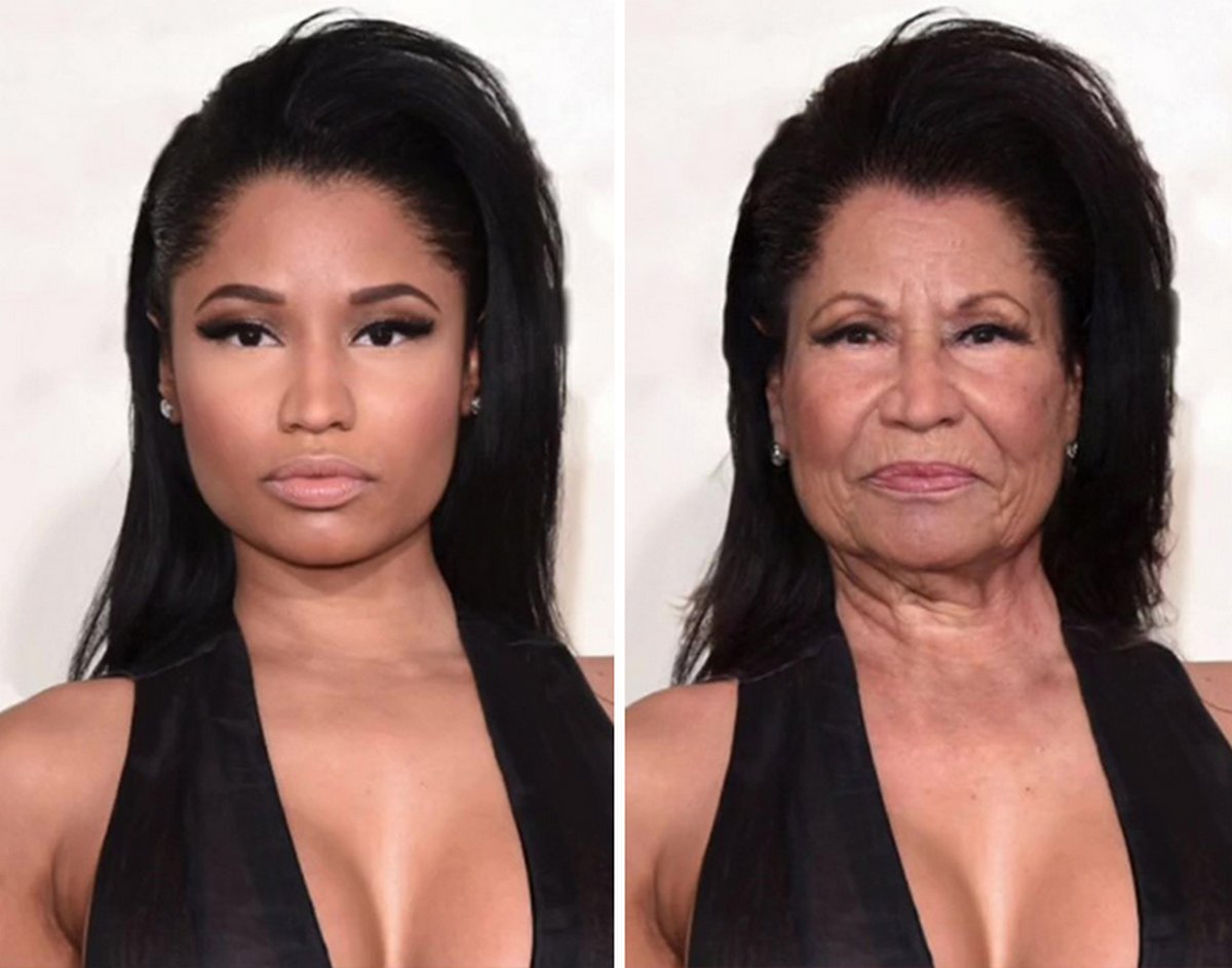 Ces images montrent à quoi ressembleront certaines célébrités dans 40 ans si elles vieillissent comme des gens ordinaires