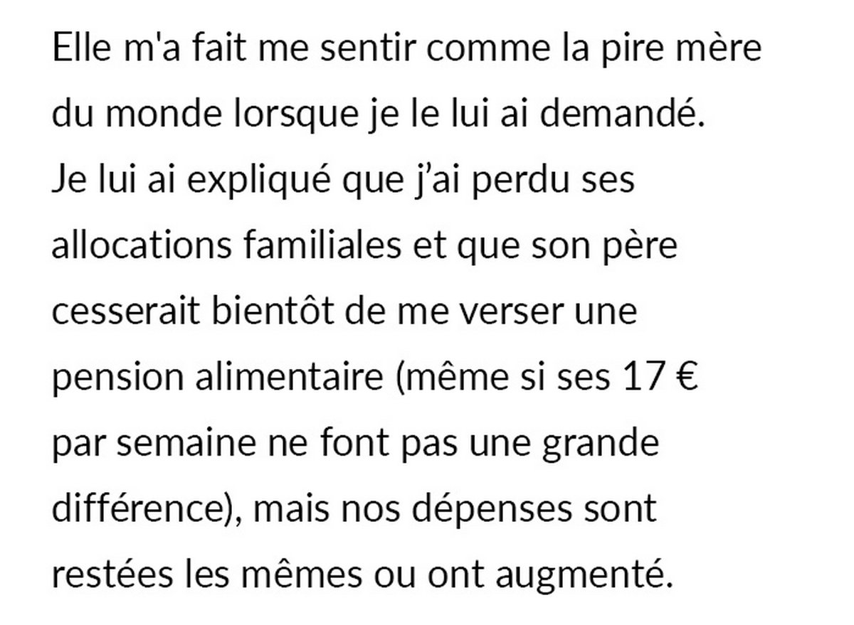 Une mère demande à sa fille adolescente qui travaille de commencer à payer les dépenses du ménage et se sent comme « la pire mère du monde »