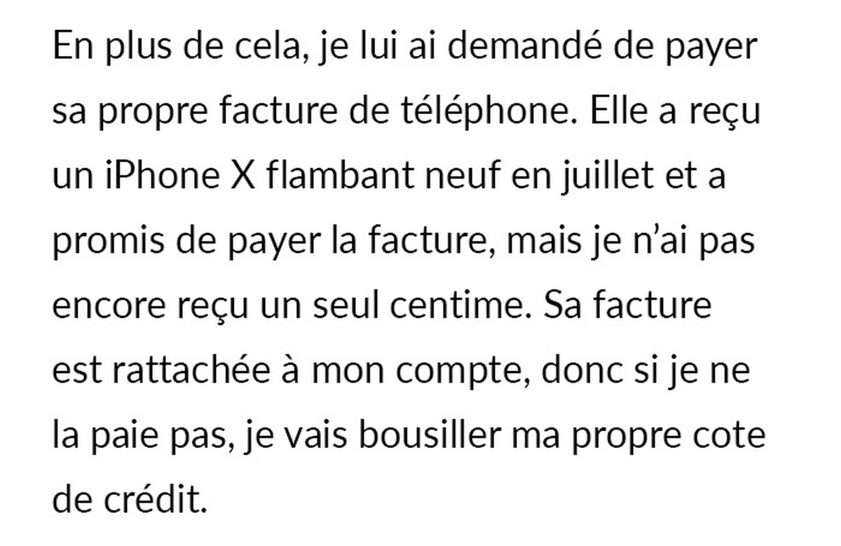 Une mère demande à sa fille adolescente qui travaille de commencer à payer les dépenses du ménage et se sent comme « la pire mère du monde »