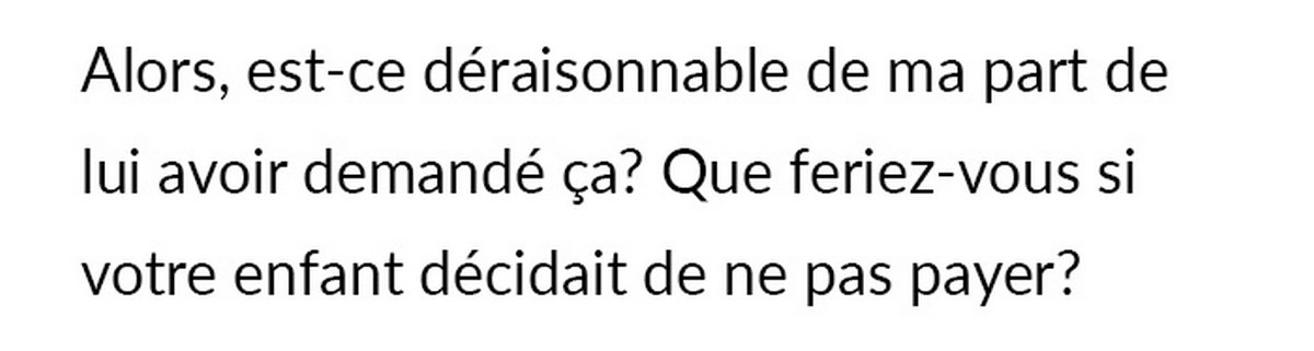 Une mère demande à sa fille adolescente qui travaille de commencer à payer les dépenses du ménage et se sent comme « la pire mère du monde »