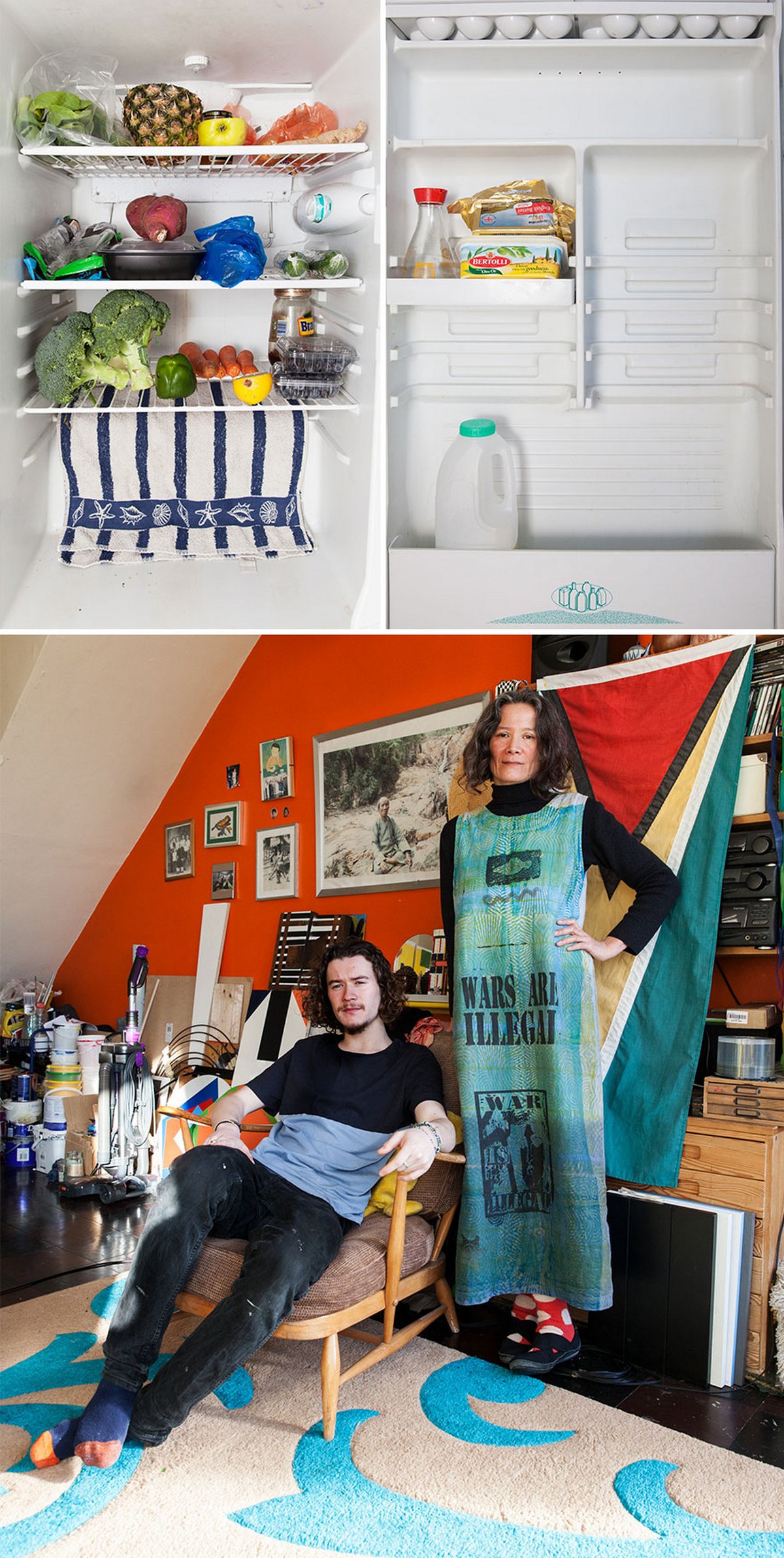Cette photographe compare 14 réfrigérateurs et leurs propriétaires à travers le monde
