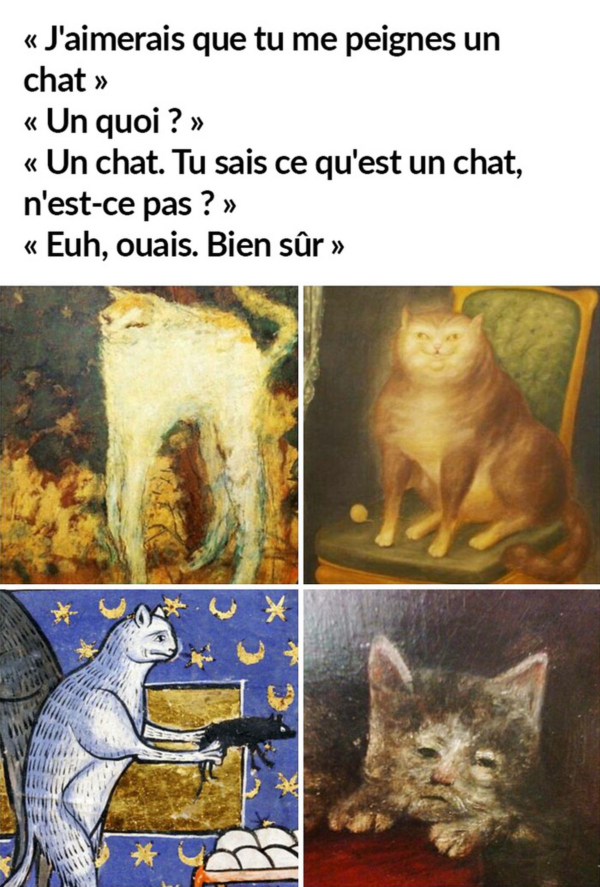 Voici des blagues hilarantes sur l’art classique