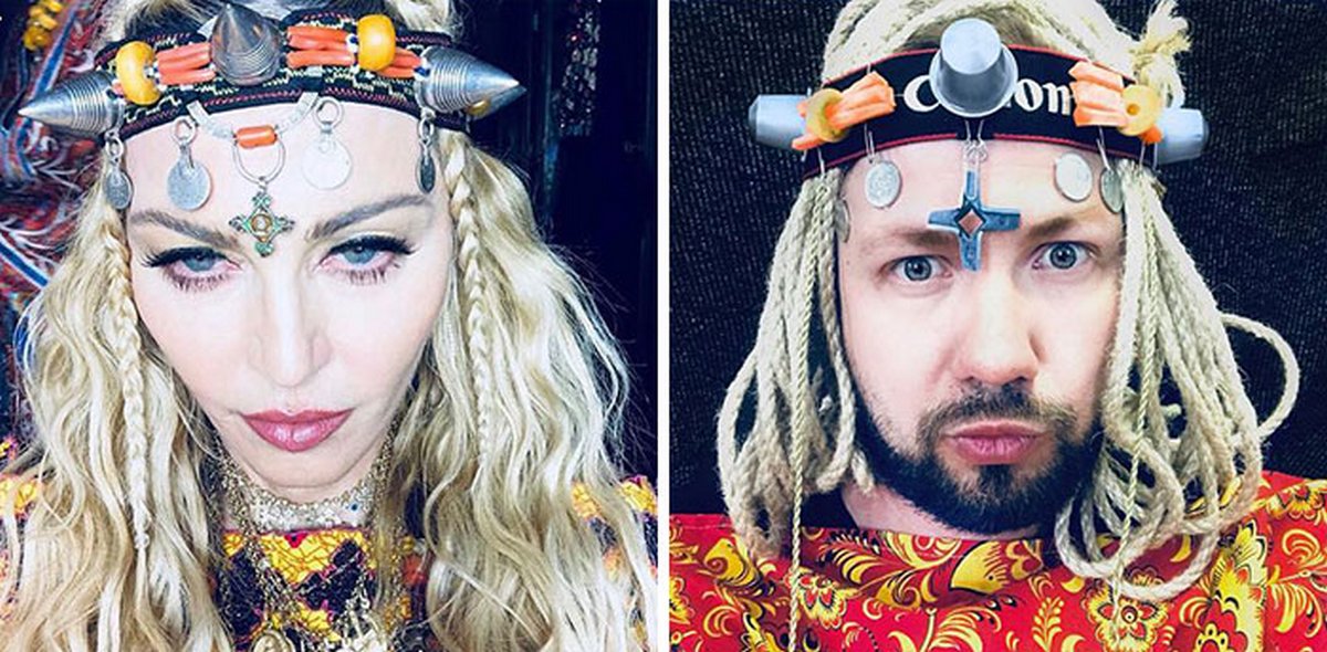 Ce mec a parodié les tenues de célébrités et a publié ces photos drôles sur Instagram