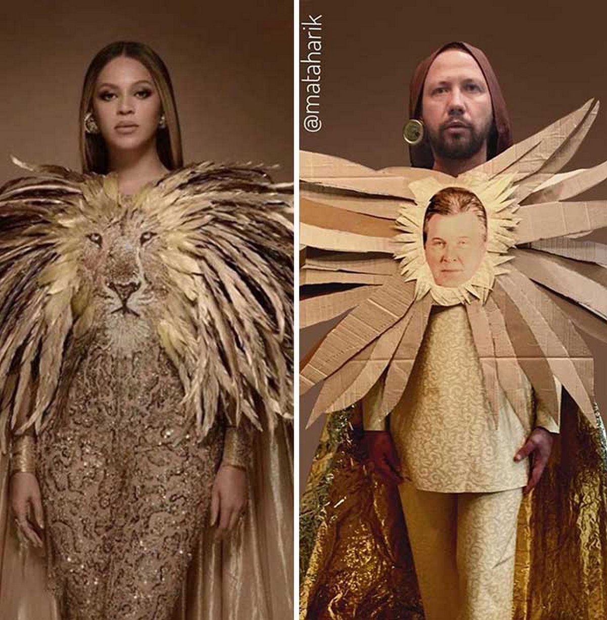 Ce mec a parodié les tenues de célébrités et a publié ces photos drôles sur Instagram