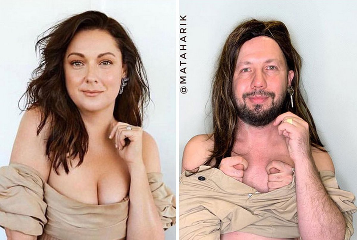 Ce mec a parodié les tenues de célébrités et a publié ces photos drôles sur Instagram