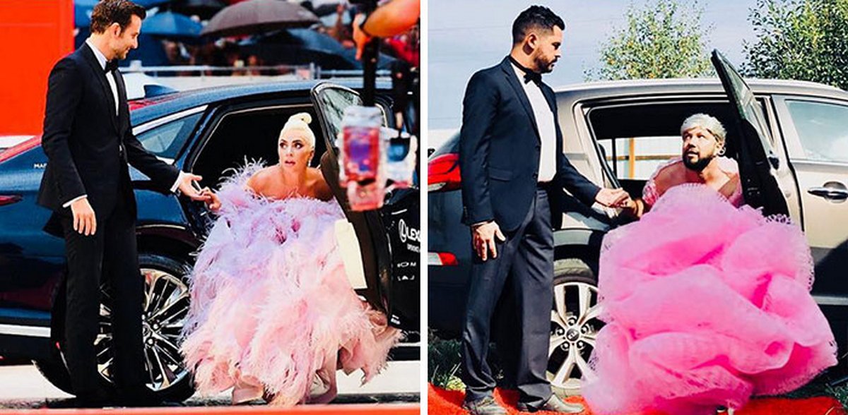 Ce mec a parodié les tenues de célébrités et a publié ces photos drôles sur Instagram