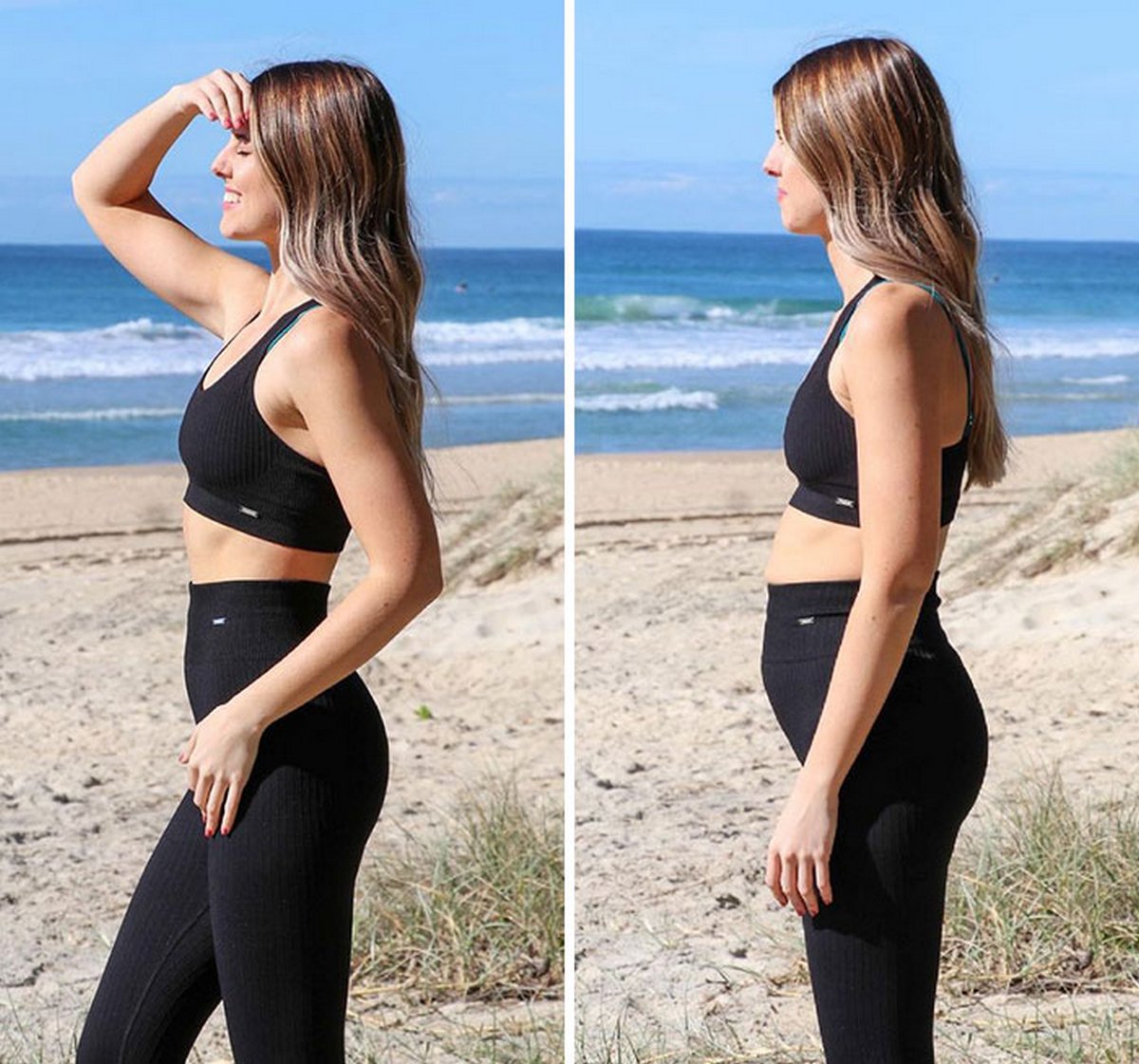 Cette femme remet en question les normes du corps irréalistes en prenant des photos côte à côte d’elle-même
