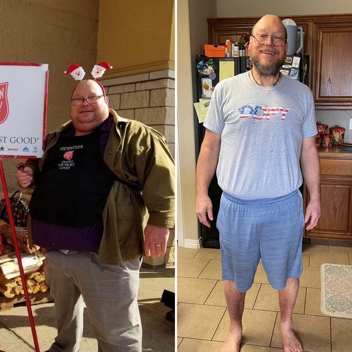 Un homme de 215 kg perd 90 kg en un an et il est difficile de croire qu’il s’agit de la même personne