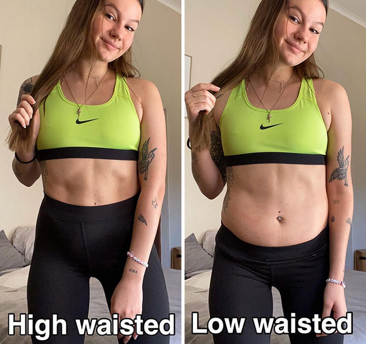 Cette femme est devenue virale pour avoir rappelé aux gens à quoi ressemblent les vrais corps en partageant ces photos côte à côte