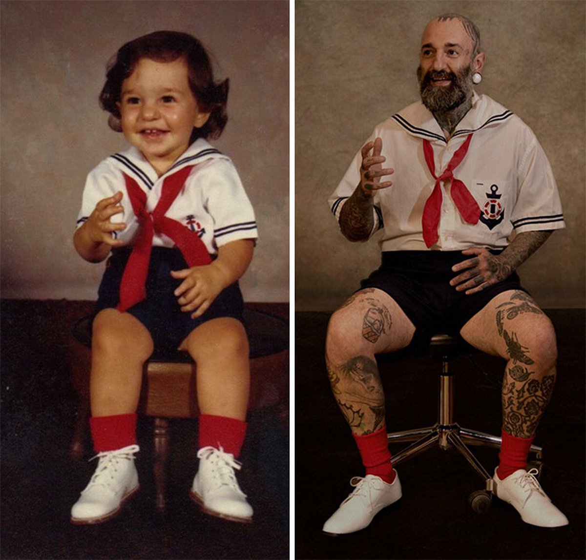 Ces gens ont recréé de vieilles photos et les ont partagées dans ce groupe en ligne