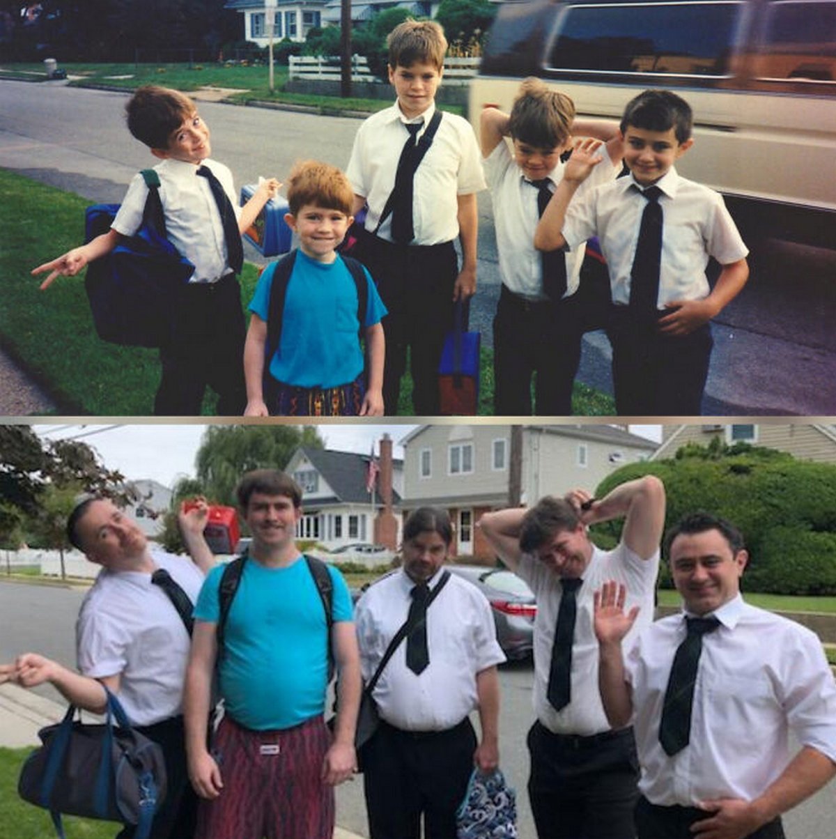 Ces gens ont recréé de vieilles photos et les ont partagées dans ce groupe en ligne