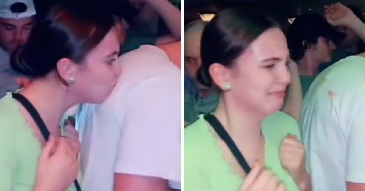 Cette femme a été fustigée pour avoir embrassé les chemises d’hommes sans méfiance dans un bar